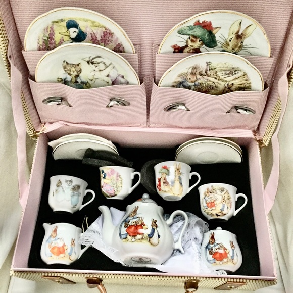 Reutter Dining Vintage Beatrix Potter Peter Rabbit Friends Reutter